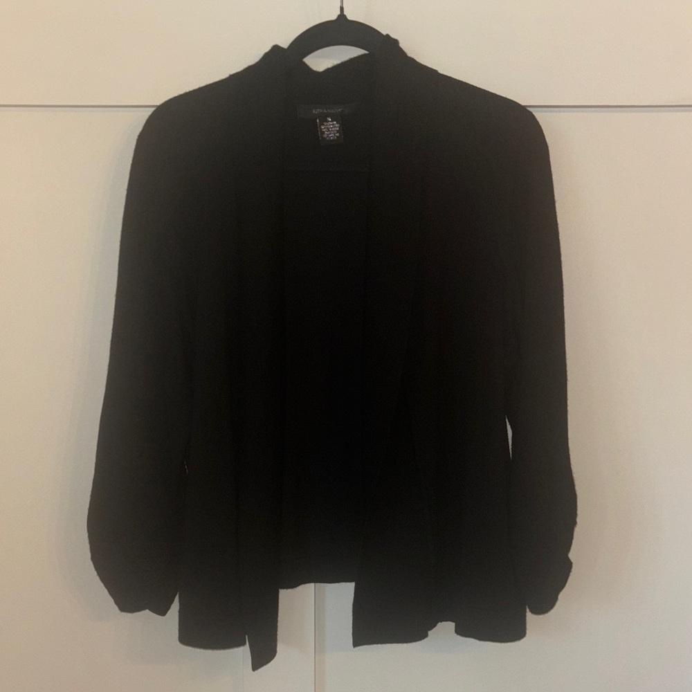 89th & Madison Black Women's Cardigan